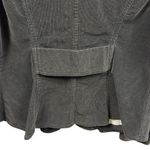 Fashion Bug Vintage Corduroy Charcoal Cotton Stretch Gray Blazer Jacket Size 6 Photo 2