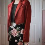 Amazon cropped burgundy blazer ๑•͈ᴗ•͈๑ Photo 2