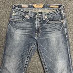 Big star Distressed Embroidered Jeans Union Straight 29R Blue Cotton spandex Photo 4