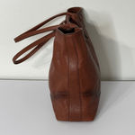 Frye Leather Ring Cognac Tote Shopper Bag Photo 5