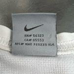 Nike  Dri Fit Womens White Short Sleeve V-Neck Top - Size Small - VGUC Photo 4