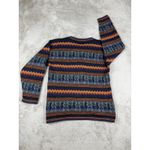 Arconi's Alpaca Wool Blend Cardigan Sweater Aztec Southwestern Style Size M Blue Size M Photo 6