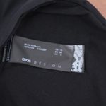 ASOS DESIGN Black V Front High Leg Thong Bikini Bottoms Size US 6 UK 10 Photo 1