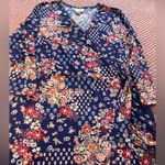 Beige dress women multicolor Size M. Used excellent condition.work office Blue Size M Photo 8