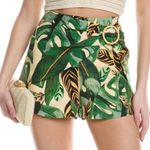 Farm Rio Tropical Leaves Linen-Blend Short Photo 0