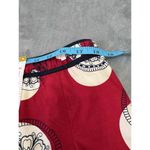 Talbots Red Mandala Pattern Pleated Aline Skirt Womens Type Size 16 Photo 6