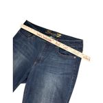 Seven 7 Weekend Slim Fit Jeans Dark Wash Denim Raw Hem Size 14 Stretch High Rise Photo 2