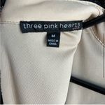 Three Pink Hearts Lace Dress with Cream Underlay Black Photo 4