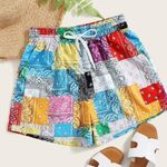 Multicolored Shorts Multiple Size M Photo 0