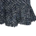 Theory NEW NWT  Diagonal Mini Skirt In Wool Blend Autumn Tweed Blue Multi Photo 5