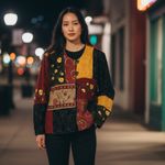 Ultimate Vintage Tapestry Jacket L | Patchwork Floral Embroidered Grandmacore Size L Photo 1