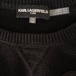Karl Lagerfeld  Size XS Black Pullover with Heart Logo Photo 9
