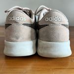 Adidas Shoes Womens 7.5 Neo Cloudfoam QT Racer Sneakers AH2546 Pink Mesh Lace Up Photo 5