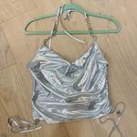 Princess Polly METALLIC HALTER TOP Photo 0