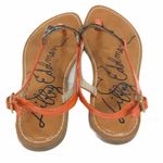 Libby Edelman  Grason Sandals Orange Size 7 Photo 2