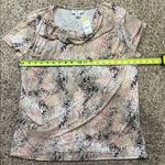 Jaclyn Smith  Collections Cowl Neck Blouse Multicolored Large Photo 4