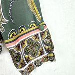 J.Crew  Ornate Jungle Drapey Boatneck Top Size XS Long Sleeve Jaguar Bird Photo 4