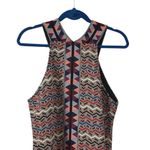 BCBGMAXAZRIA NWT $178 BCBG Max Azaria Jacquard Tesa Halter Dress M Photo 4