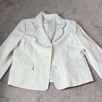 Le Suit  Ivory Two Piece Tweed Skirt Suit Set SIZE 16P Photo 1