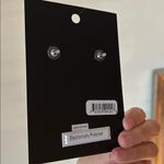 Dolls Kill NWT Aaliyah Y2K dark black rhinestone goth Victorian cross earrings large Photo 4