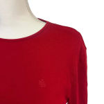 Lauren Ralph Lauren Women's Large Red Long Sleeve Crew‎ Neck T Photo 2