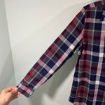 Equipment Women’s Red White and Grey Plaid Button Up Flannel Shirt Size S Photo 4