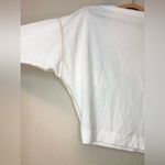 Free People  Nikala White Zipper Shoulder Oversized Top Size XS Photo 8