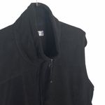 Cutter and Buck new 𦹠Full Zip Soft Warm Cozy Fleece Vest 𦹠Black Photo 2