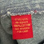 Vintage Casablanca Size Medium Denim Button Front Collared Sleeveless Maxi Dress Blue Photo 11