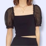Wilfred Aritzia  Sheer-Sleeve Top Photo 0