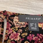 Primark Multi-Color Long Sleeve Round Neck Ruched Side Keyhole Back Blouse 10 Photo 6