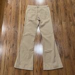 Massimo Dutti  Trouser Pants Womens Size 4 Flare Dress Tan Khaki Career Photo 3