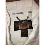 Harley Davidson Jacket Womens Medium White Denim‎ Photo 1
