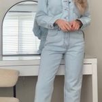 ZARA jumpsuit romper onesie denim jeans light blue Photo 0