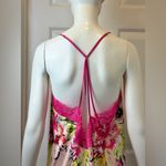 Cacique  Floral Satin Barn Robe Set with Pink and Green Accents Size 14/16 Photo 4