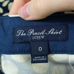 J Crew Factory the pencil skirt with polka dot motif size 0 Blue Photo 6