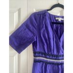 Boden Womens 6 Purple Linen Dress Regency‎ Photo 2