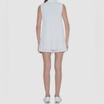 Akris  Women's White Sleeveless Asymmetric Babydoll Blouse Size 6 Photo 1