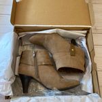 East 5th Heeled Ankle Taupe Brown Almond Toed Booties Sz 7 Photo 9