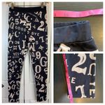 Ouija Board Leggings Small Waist 27"‎ Black Goth Witch Occult Oracle Spirit READ Photo 1