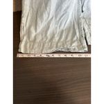 Cynthia Rowley  Capri Pants‎ Womens Linen Wide Leg Pull On Beachy Blue Chambray L Photo 5