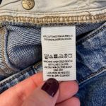 Free People  Zipper Front Denim Mini Skirt Womens‎ Size 24 Blue Festival Photo 5