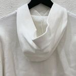 ZARA Ivory White Knit Cropped Hoodie Sweater Size S Photo 3