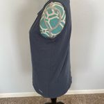 Life is Good Palm Trees Tropical Heart Crusher Lite Tank Top size Medium Blue Photo 2