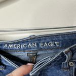American Eagle  Blue Distressed Stretch Mom Jean Women's 00 Regular Photo 1
