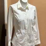 ASOS  white button up collared long sleeve shirt Photo 1