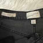 Universal Threads Universal Thread Boyfriend Jeans Plus Size 18 Washed Black Raw Hem Cropped Rigid Photo 4