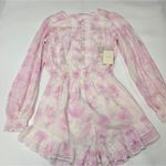 Tularosa Jordan Romper in Fuchsia Tie Dye Small Photo 2