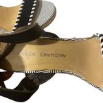 Chinese Laundry  Black & White Print Wedge Espadrille Sandals Women Sz 7.5 Photo 5