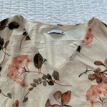 Staccato  Long Sleeve Floral Dress in Cream and Brown Photo 7